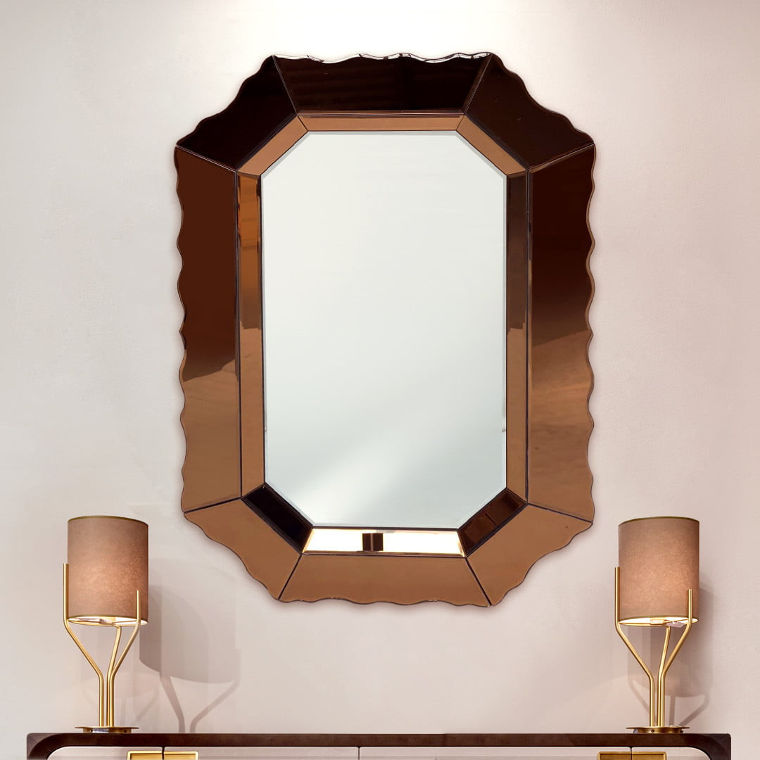 Poze Oglinda Mirano Gold – h90 cm