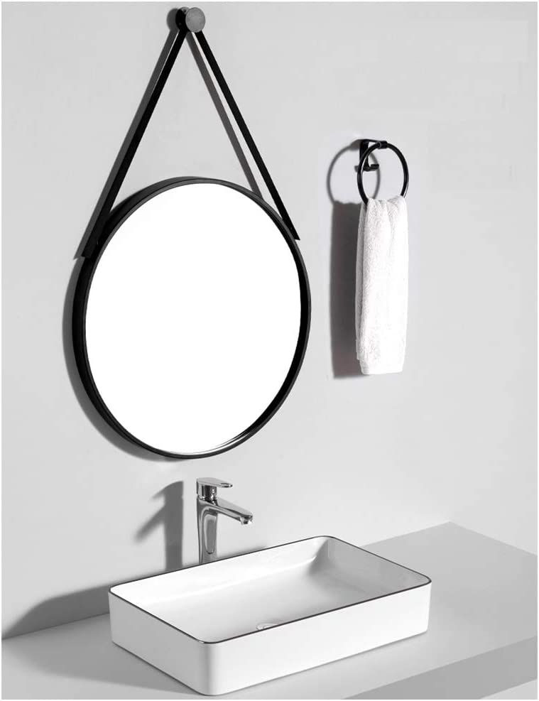 Poze Oglinda rotunda neagra Loft 60 cm CFZL-MR060