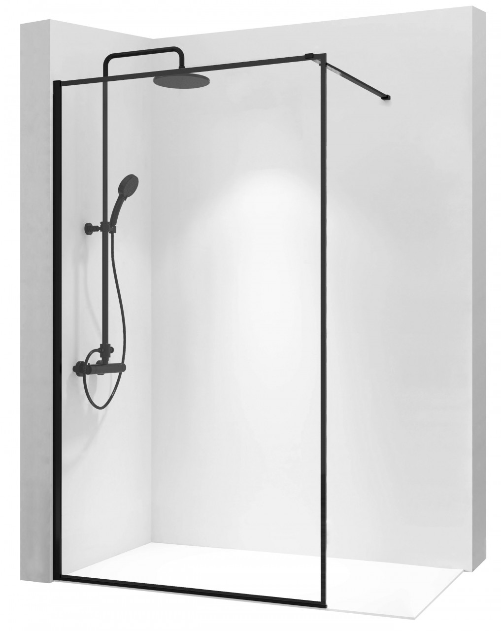 Poze Paravan dus walk-in Bler - 100x195 cm