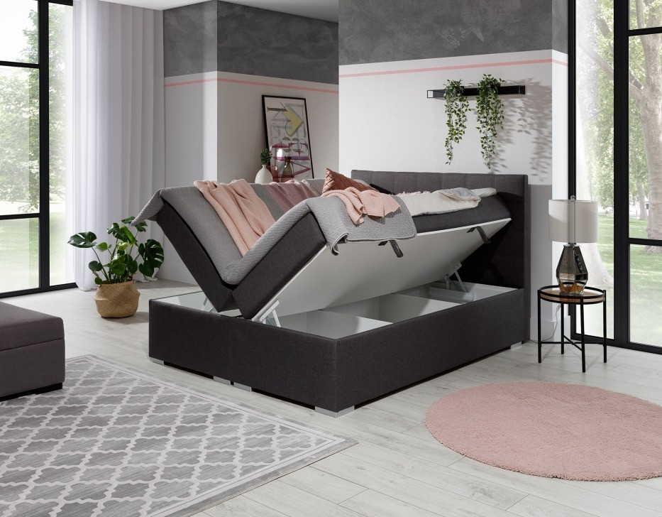 Poze Pat tapitat Alice – 140/200, L205 x l140 x h117cm