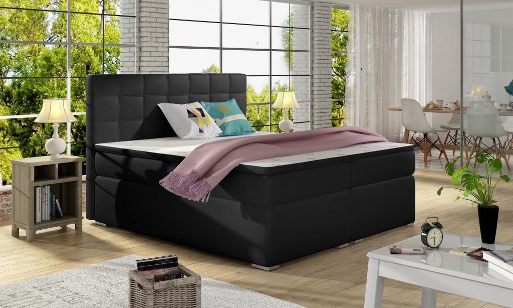 Poze Pat tapitat Alice – 140/200, L205 x l140 x h117cm