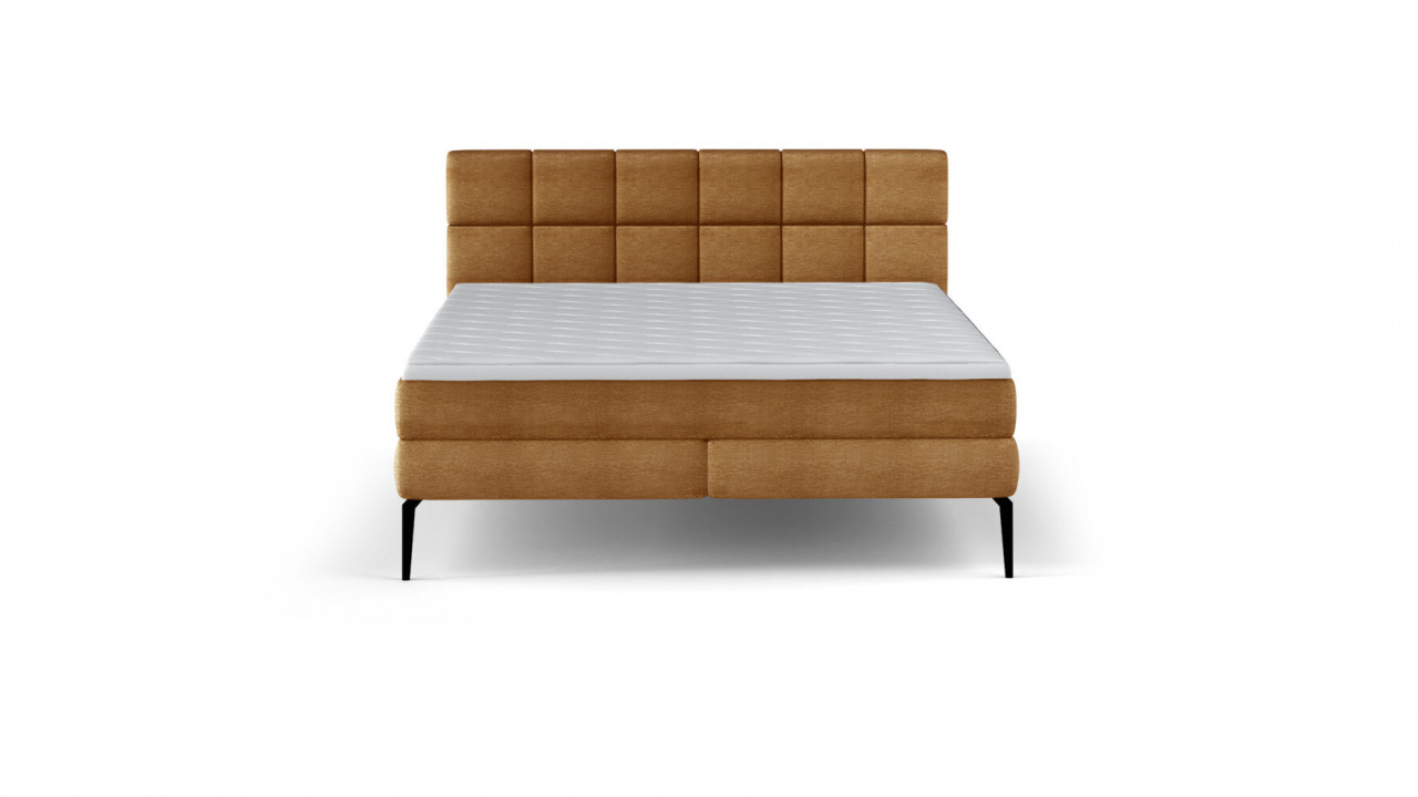 Poze Pat tapitat boxspring Adel 160x200 cm