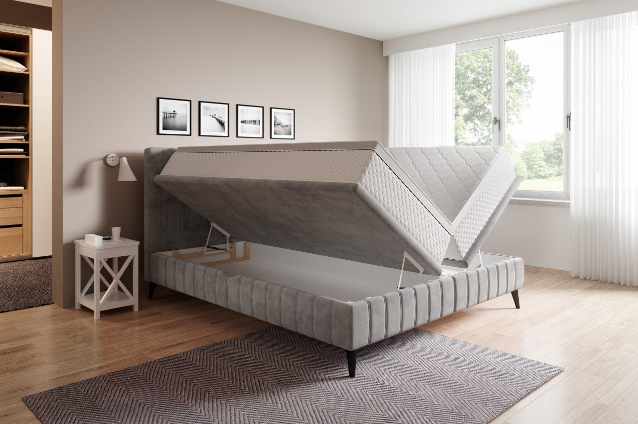 Poze Pat tapitat Caya 140x200 cm
