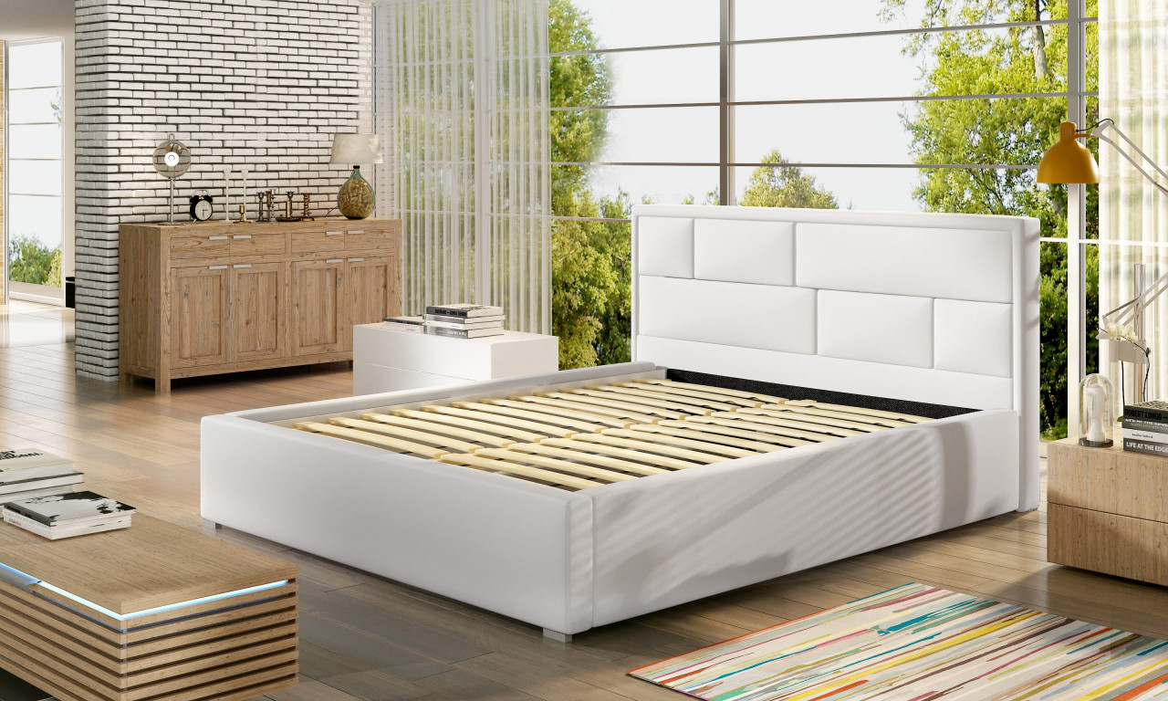 Poze Pat tapitat Latina – 140/200, L223 x l140 x h93 cm