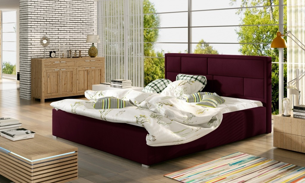 Poze Pat tapitat Latina – 140/200, L223 x l140 x h93 cm
