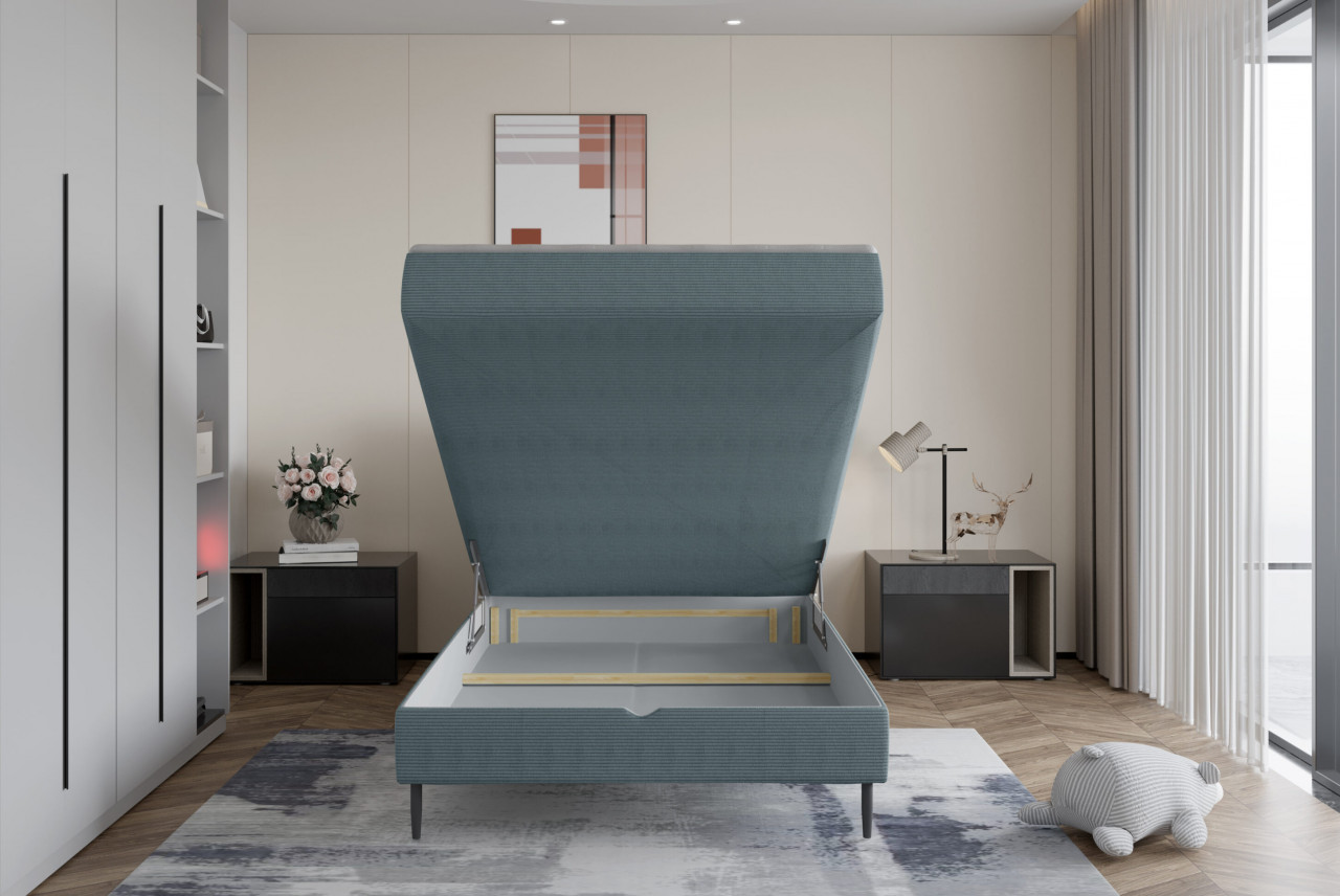 Poze Pat tapitat Nepo 120x200 cm