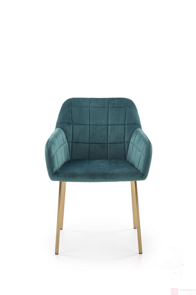 Poze Scaun catifea K306 verde - H 80 cm