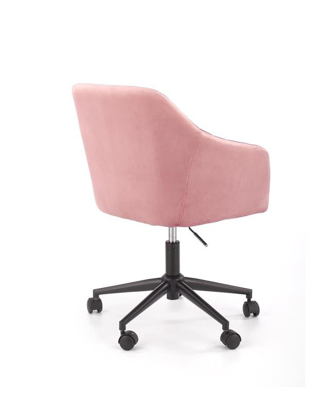 Poze Scaun de birou Fresco Velvet Roz – H89 cm