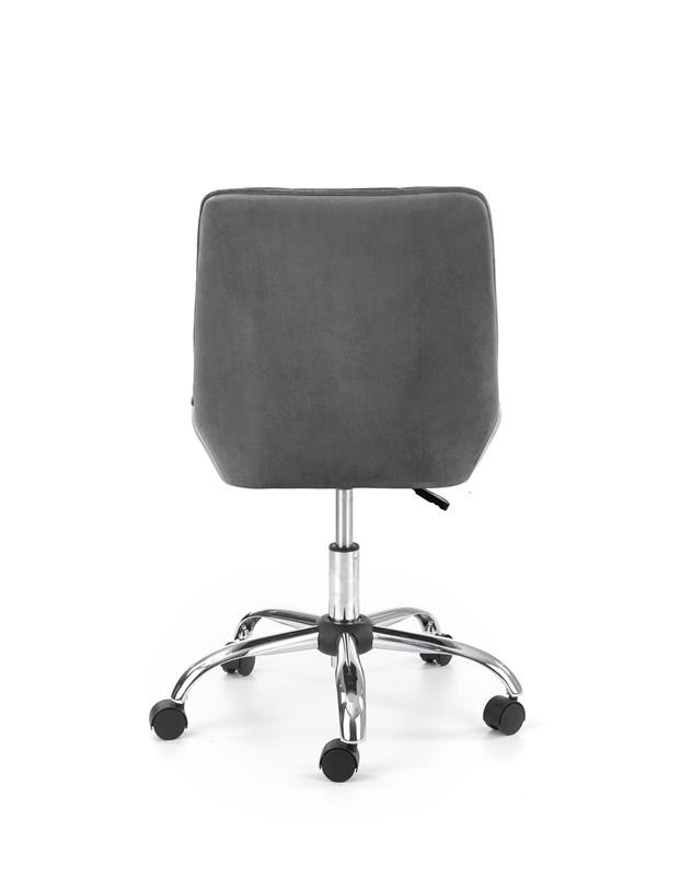 Poze Scaun de birou Rico Velvet gri – H91 cm