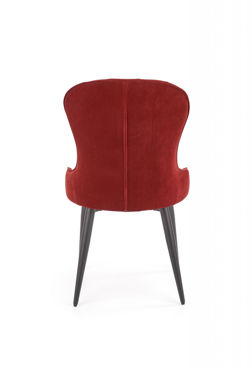 Poze Scaun K366 velvet rosu inchis
