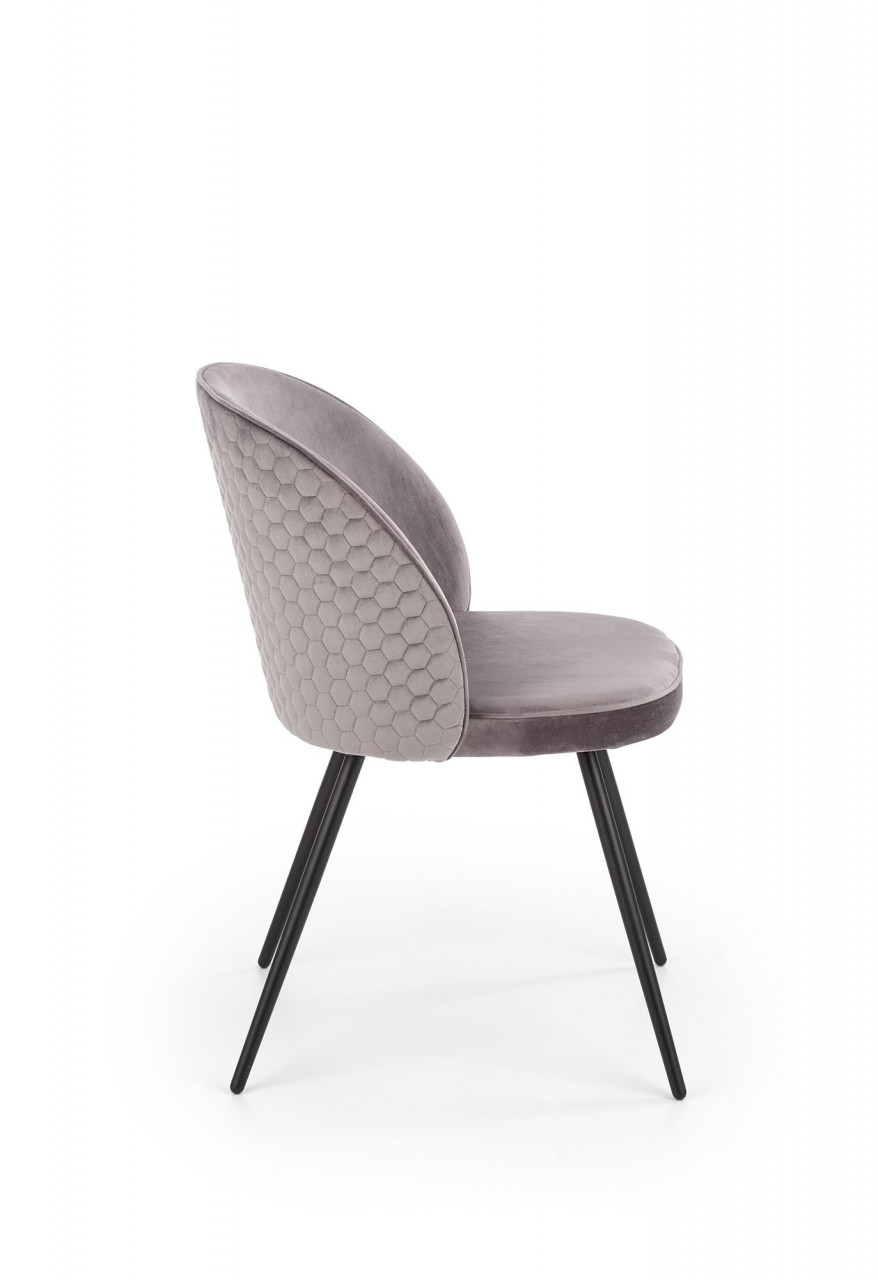 Poze Scaun K395 velvet gri