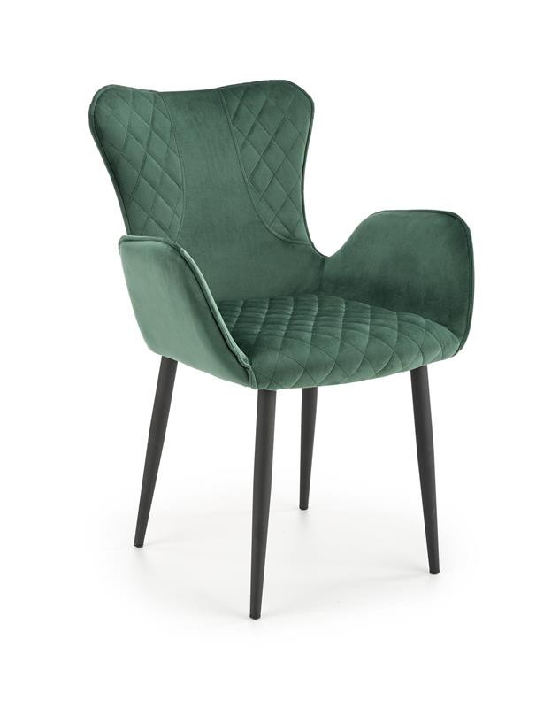 Scaun K427 Velvet Verde – l56 x A56 x H80 cm