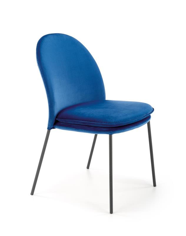 Poze Scaun K443 Velvet Albastru – l50 x A58 x H84 cm
