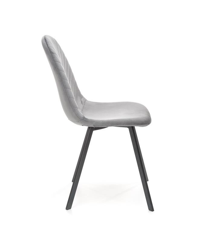 Poze Scaun K462 Velvet Gri - H 82cm