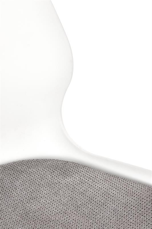 Poze Scaun K488 Alb / Gri - H86 cm