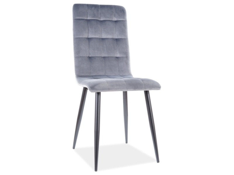 Poze Scaun Otto velvet gri Blu14