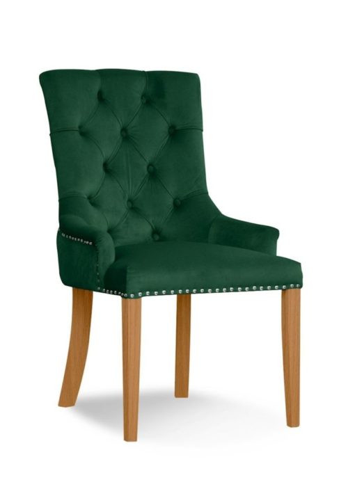 Poze Scaun tapitat August Green / Oak