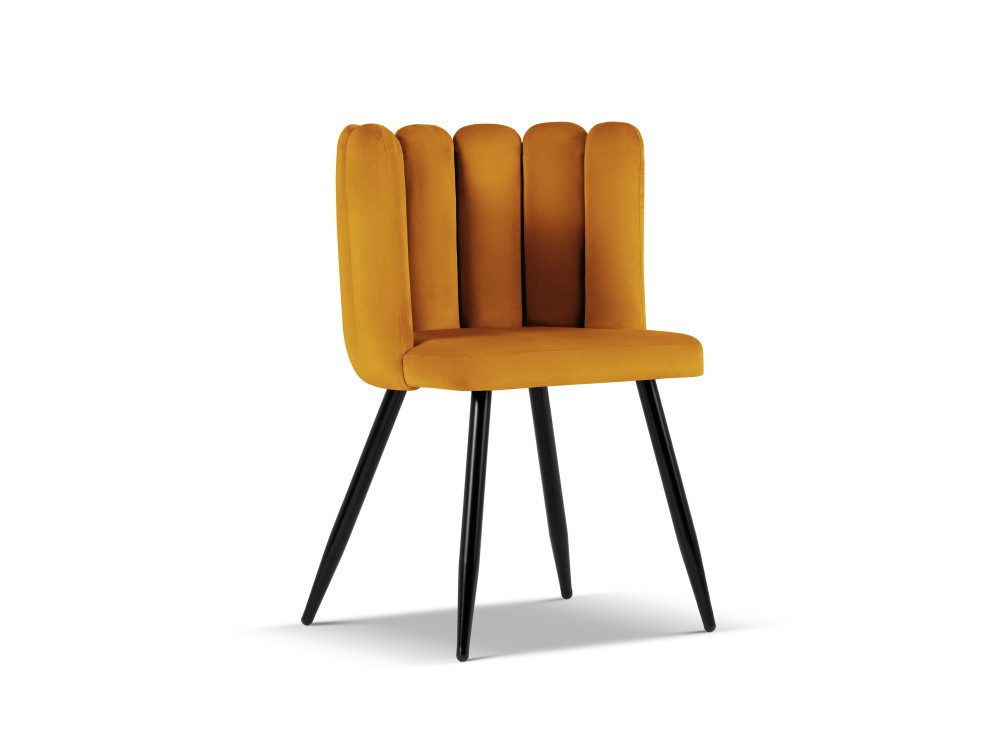 Poze Scaun tapitat cu catifea Evora - H82 cm