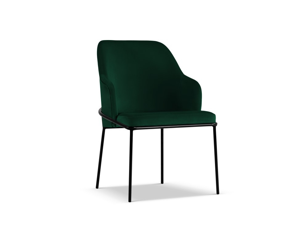Poze Scaun tapitat cu catifea Sandrine - H84 cm