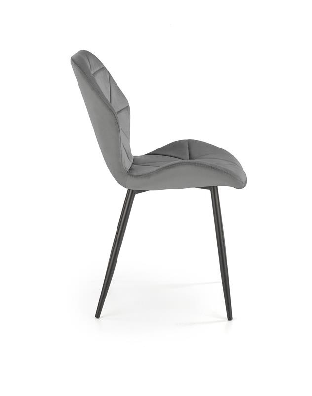 Poze Scaun tapitat K453 velvet gri
