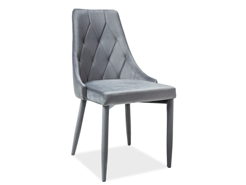 Poze Scaun Trix velvet gri Blu14