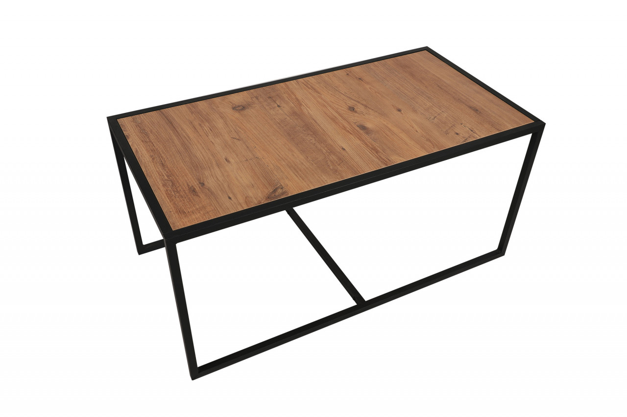 Poze Set 2 masute de cafea Atlantis nuc/negru