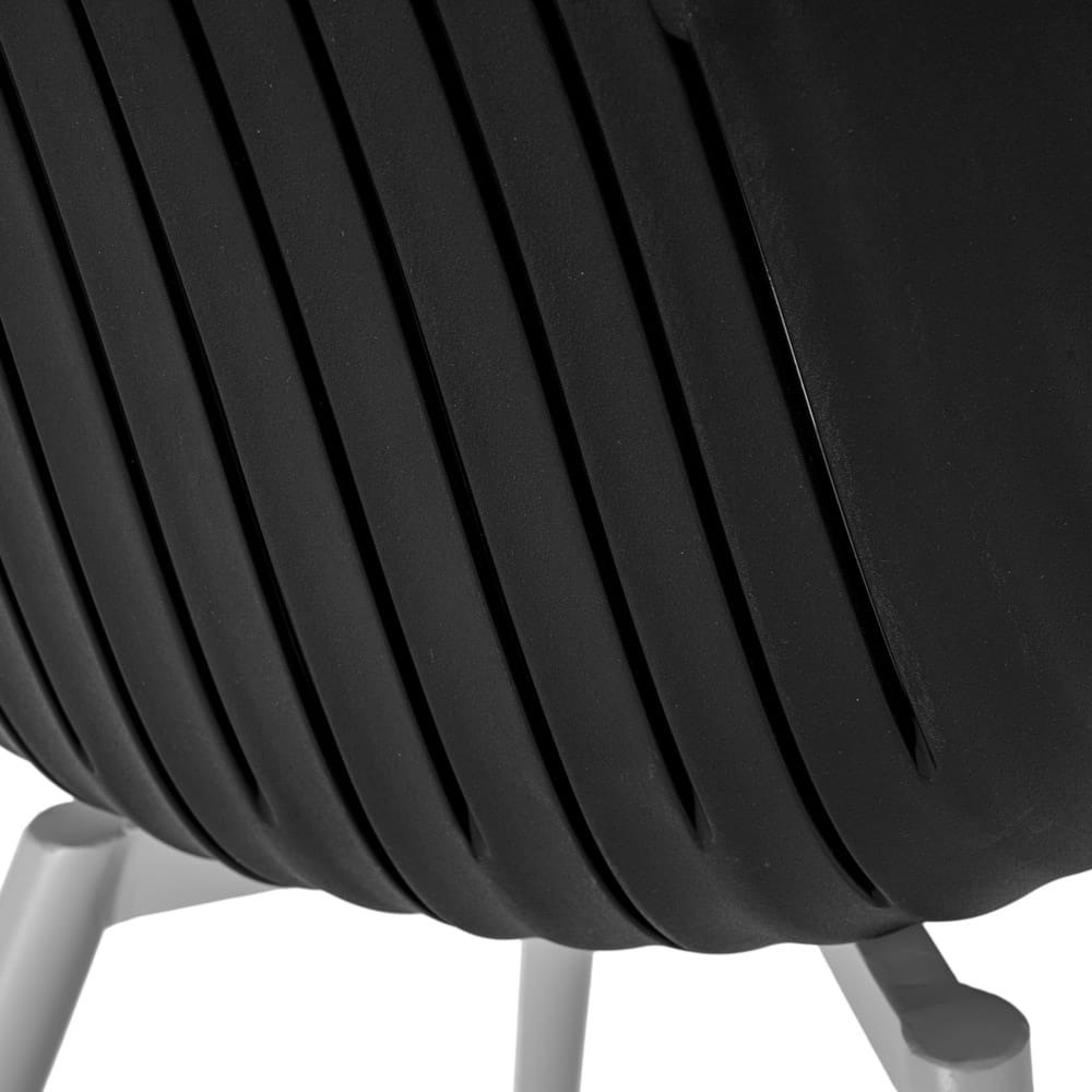 Poze Set 4 scaune Ballena negru H82 cm