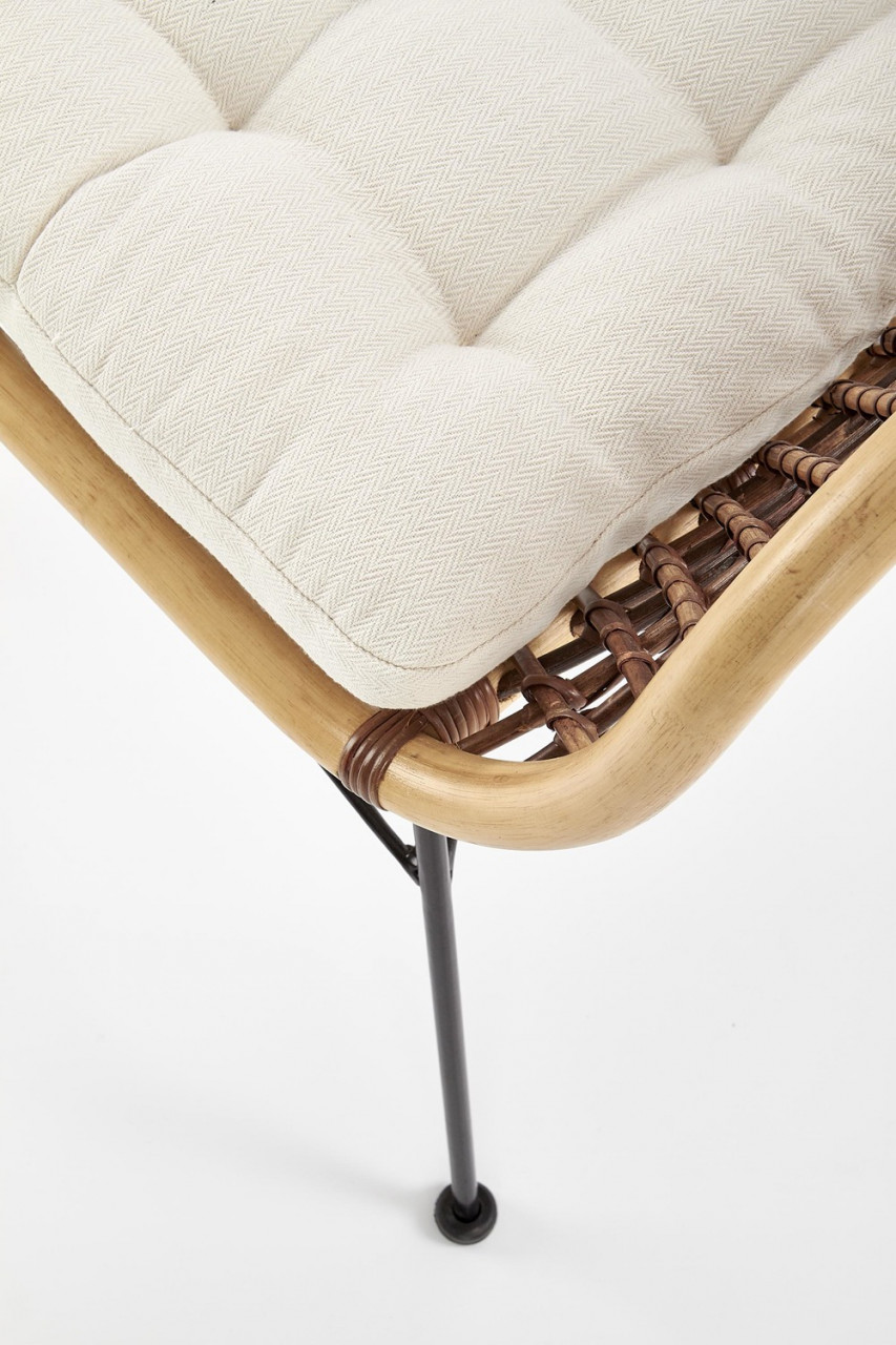Poze Set masa extensibila Berlin L160-220 cm + 4 scaune K336 ratan natural