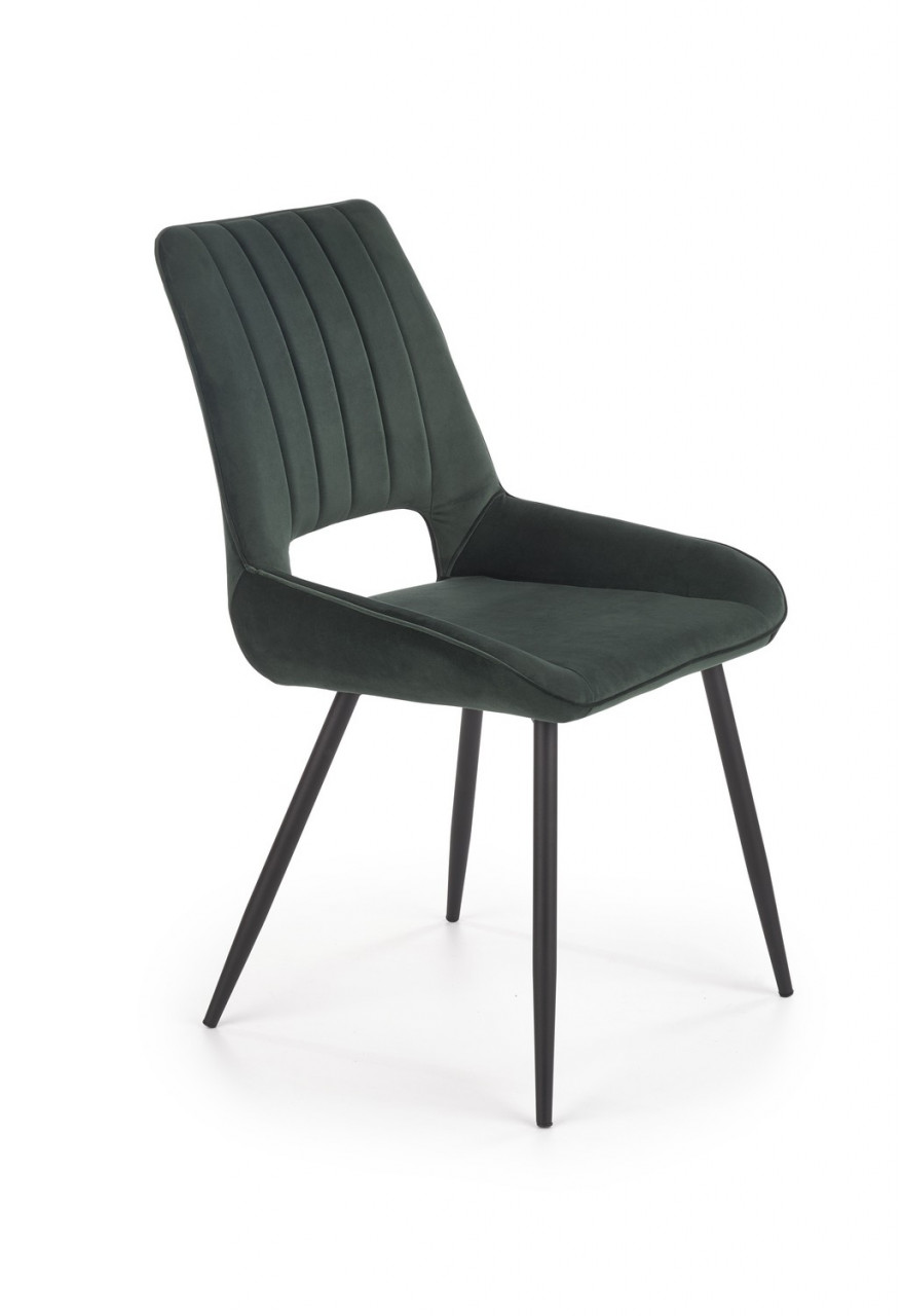 Poze Set masa extensibila Cambell L140-180 + 4 scaune K404 velvet verde