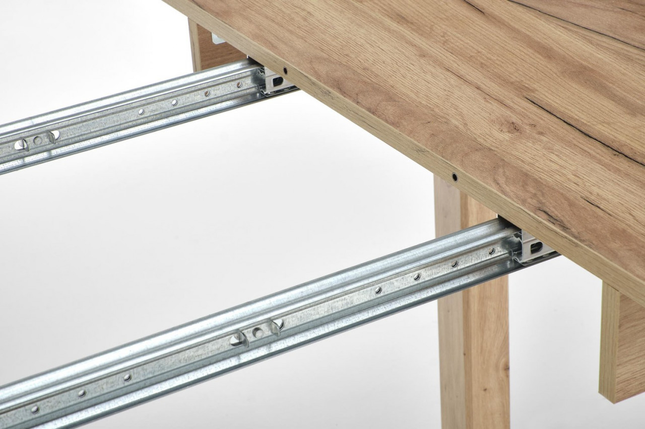 Poze Set masa extensibila Ringo stejar craft L102-142 cm + 2 scaune K490 menta + 2 scaune K490 negru