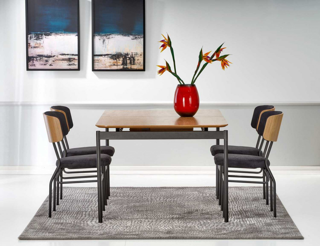Poze Set masa extensibila Smart L170-250 cm + 4 scaune Smart