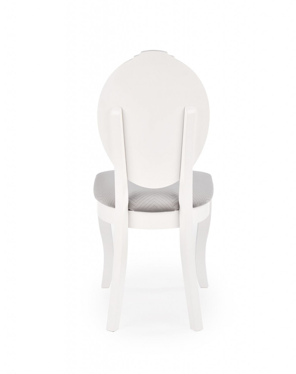 Poze Set masa extensibila Windsor stejar inchis/alb L160-240 cm + 4 scaune Velo gri/alb