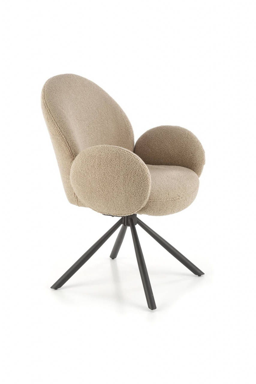 Poze Set masa rotunda Henderson + 4 scaune K498 bej