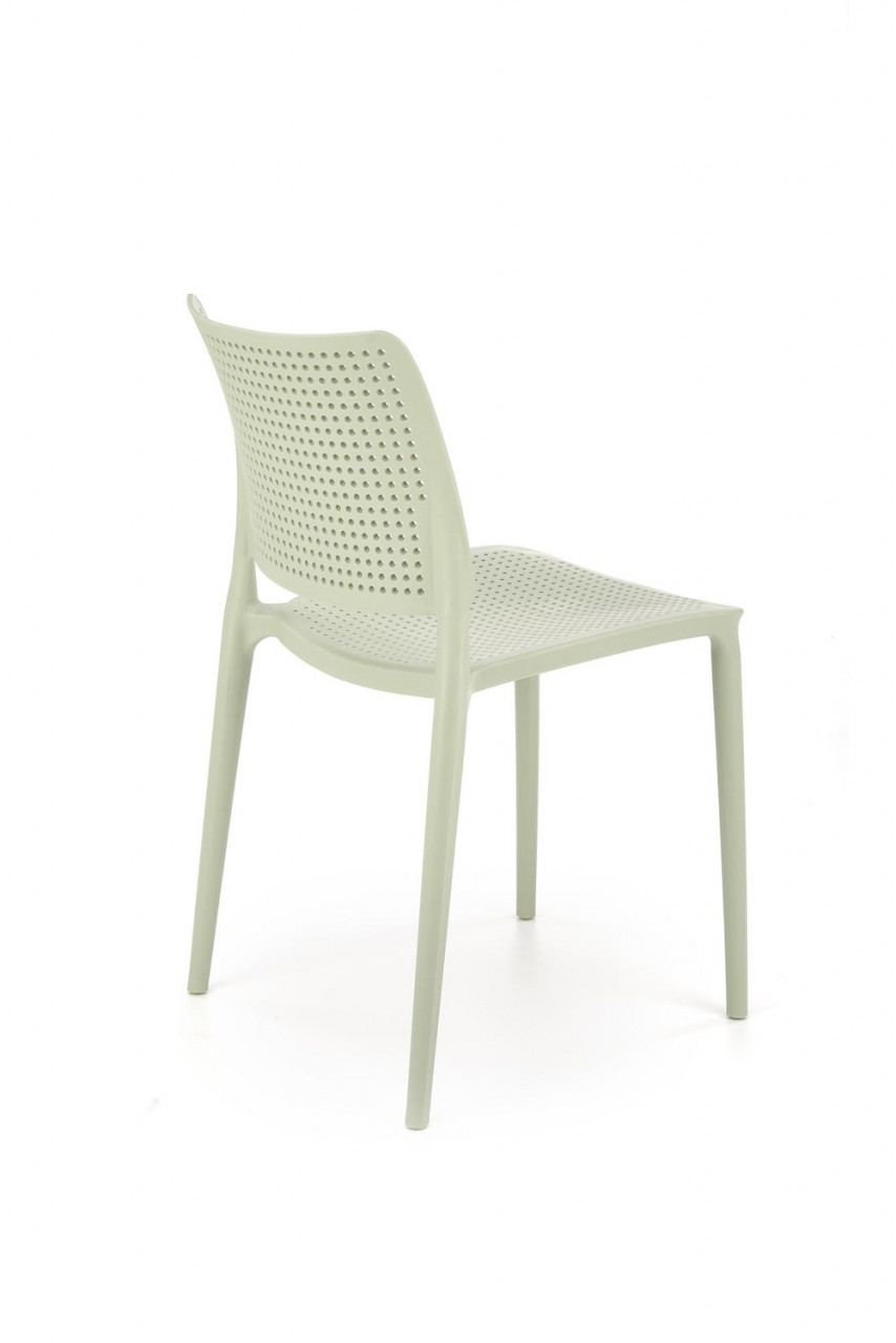 Poze Set masa rotunda Lopez + 4 scaune din plastic K514 menta