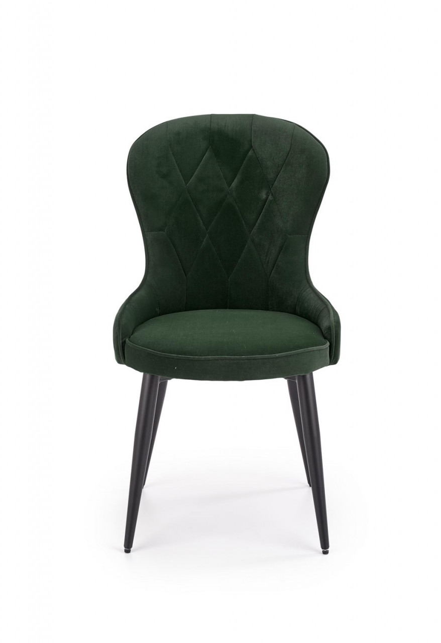 Poze Set masa rotunda Mozambik ø120 cm + 4 scaune K366 verde inchis
