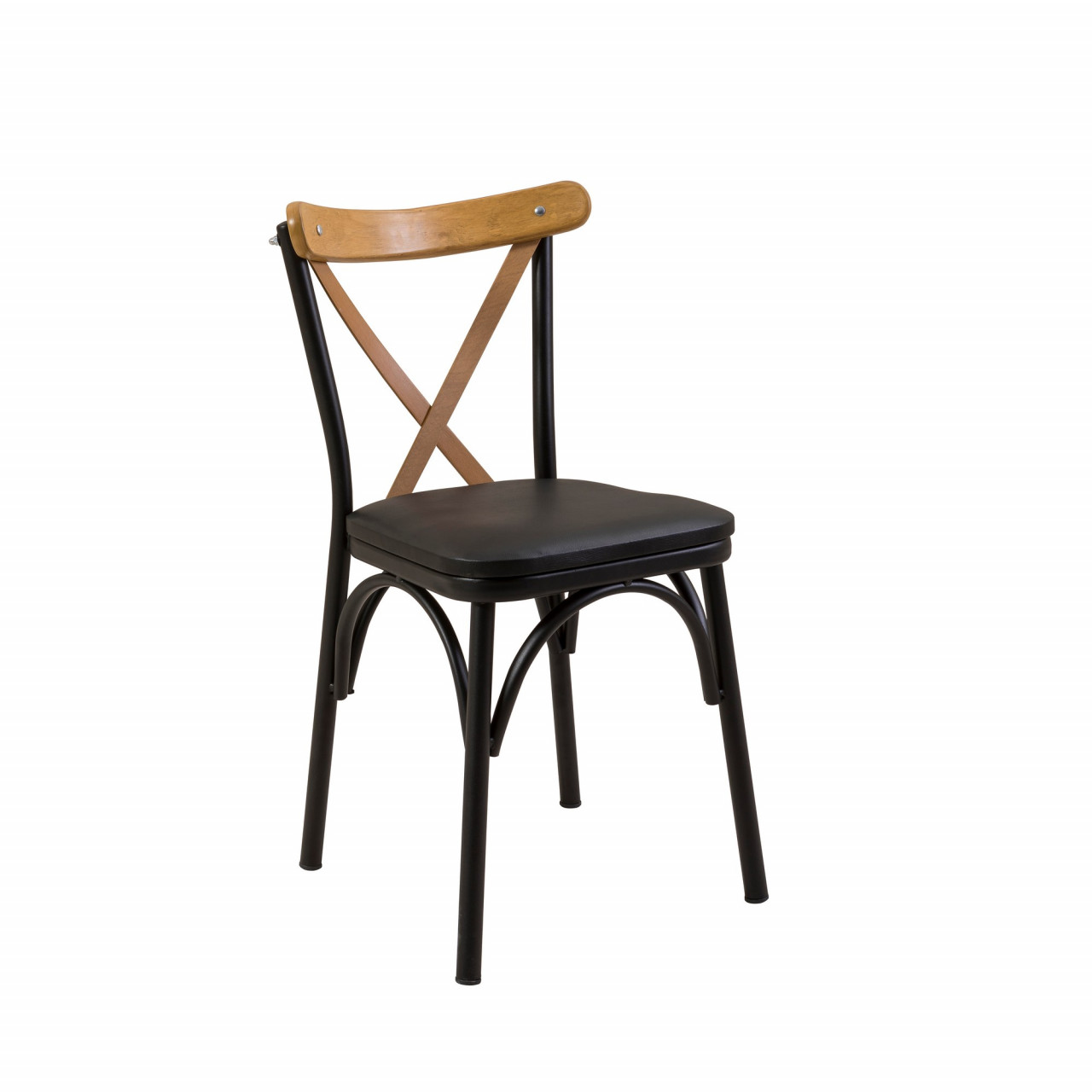 Poze Set masa si scaune (6 piese) OLİVER SBT.KARİNA-BLACK