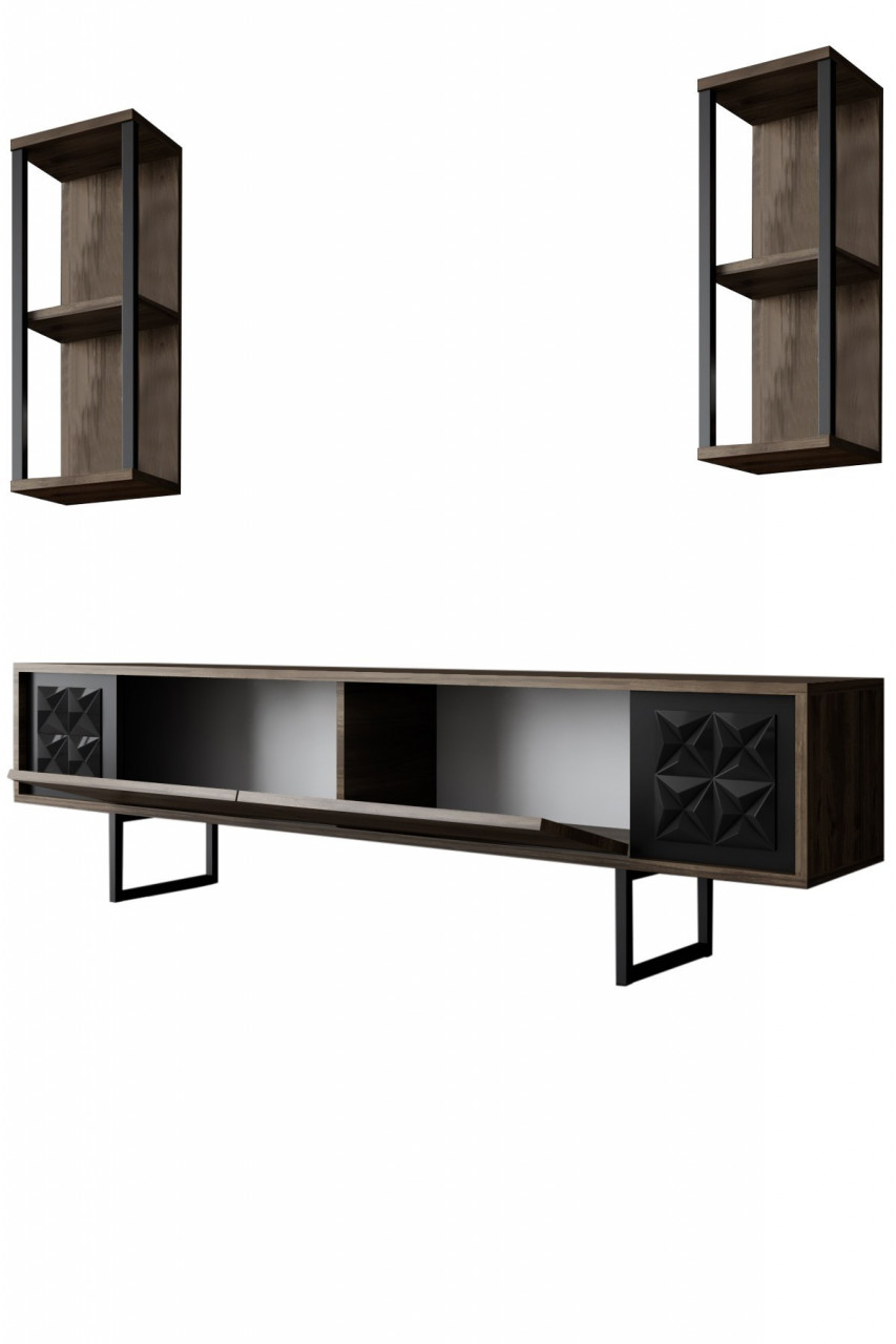 Poze Set mobilier living Black Line nuc / negru