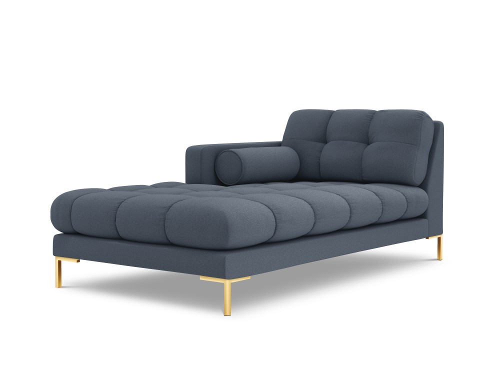 Poze Sezlong tapitat Bali picioare gold – L185 x l102 x h75