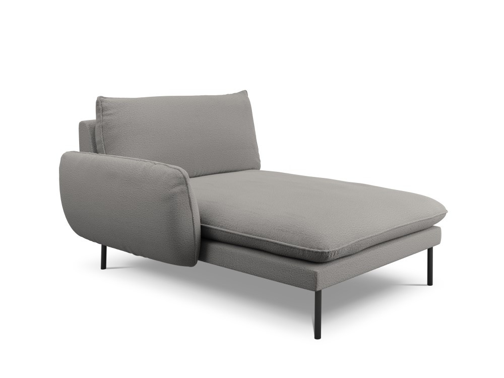 Poze Sezlong tapitat Vienna plusat/picioare negre – L170 x l110 x h95