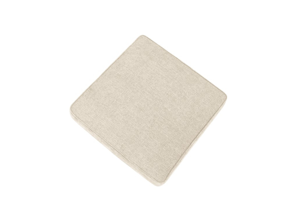 Poze Taburet Fano tapitat picioare negre – L64 x l64 x h44