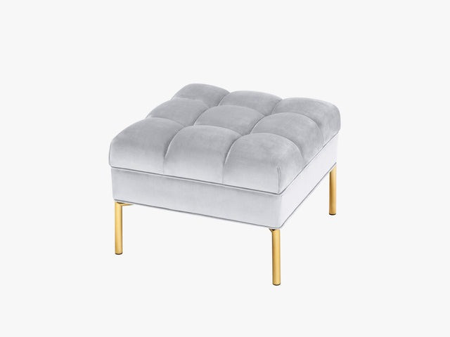 Poze Taburet Karoo catifea L60 cm