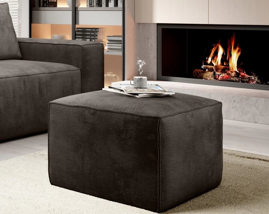 Poze Taburet tapitat Silla - L88 x l68 x h45 cm