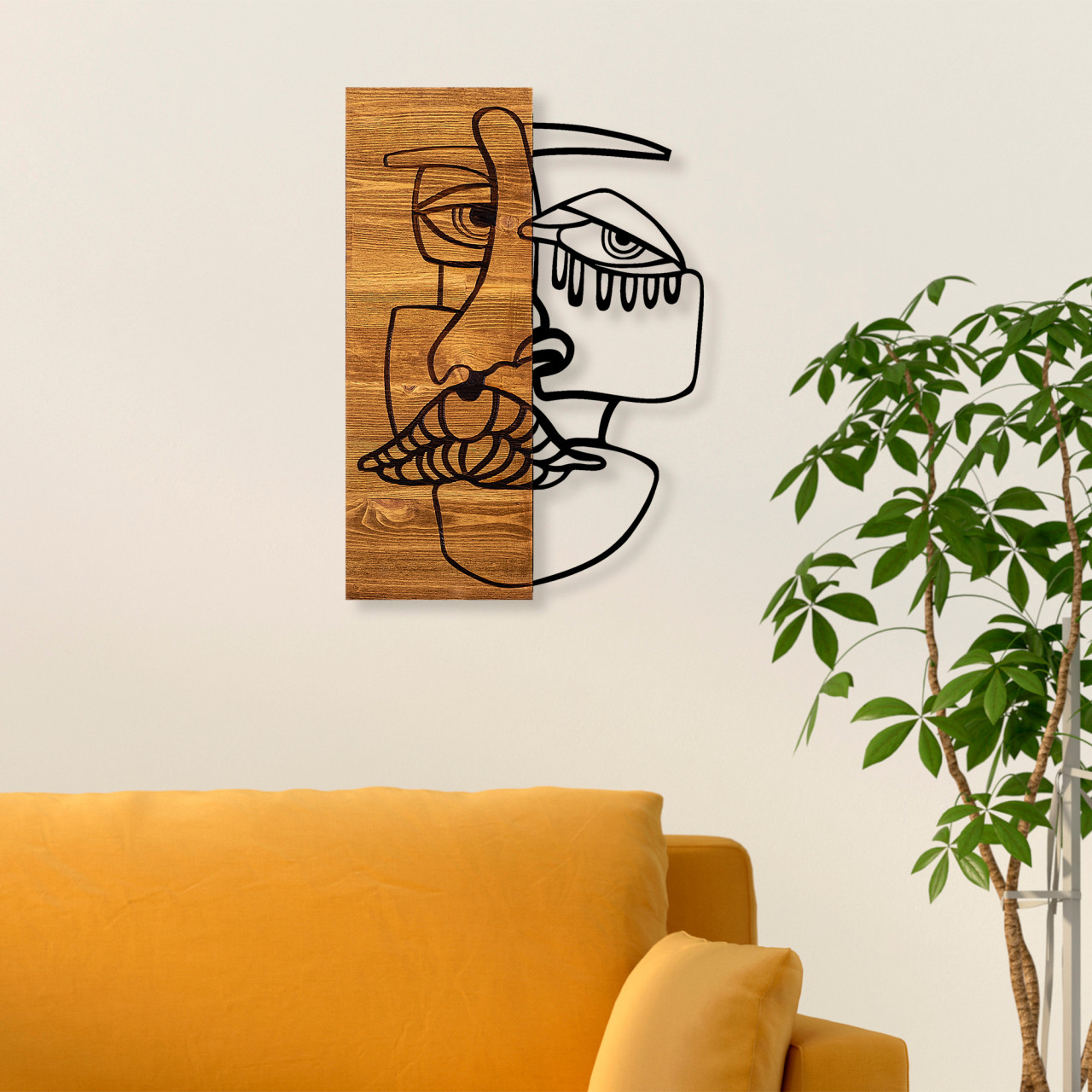 Poze Accesoriu decorativ de perete din lemn Alexix