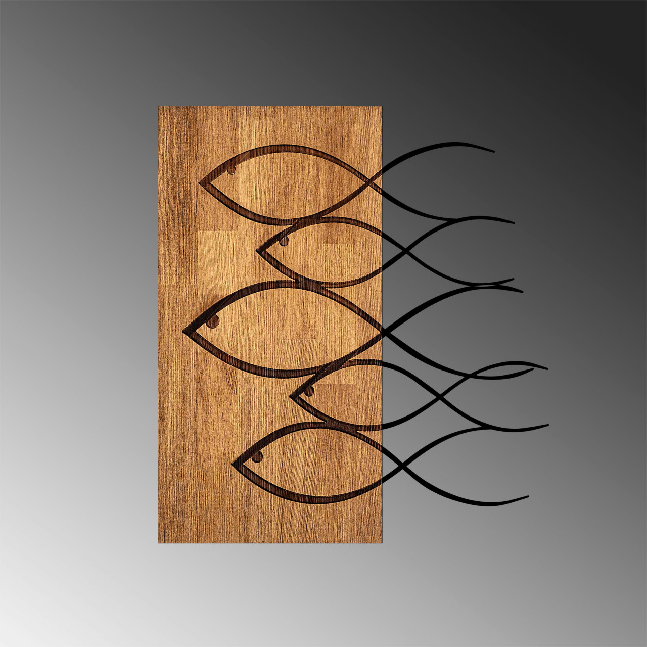 Poze Accesoriu decorativ de perete din lemn MA-283