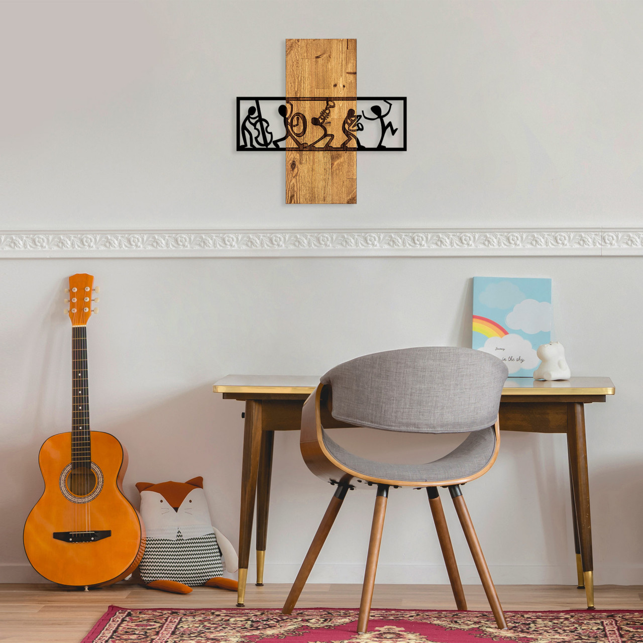 Poze Accesoriu decorativ de perete din lemn MA-301