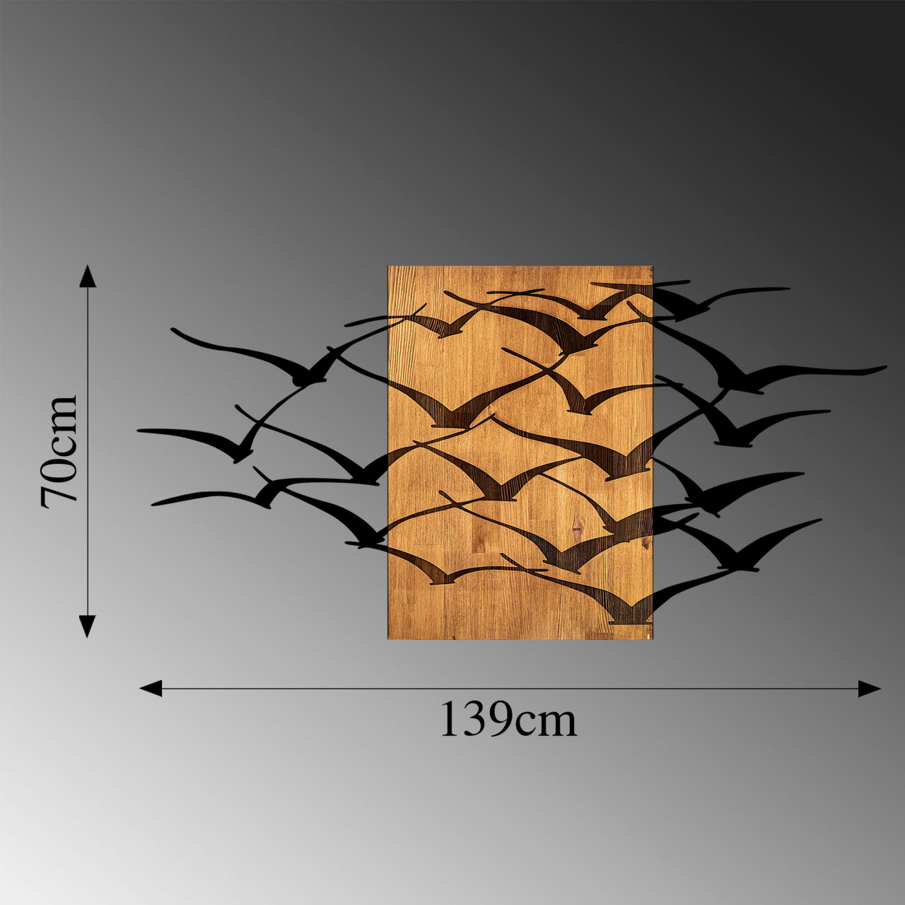 Poze Accesoriu decorativ de perete din lemn MA-313