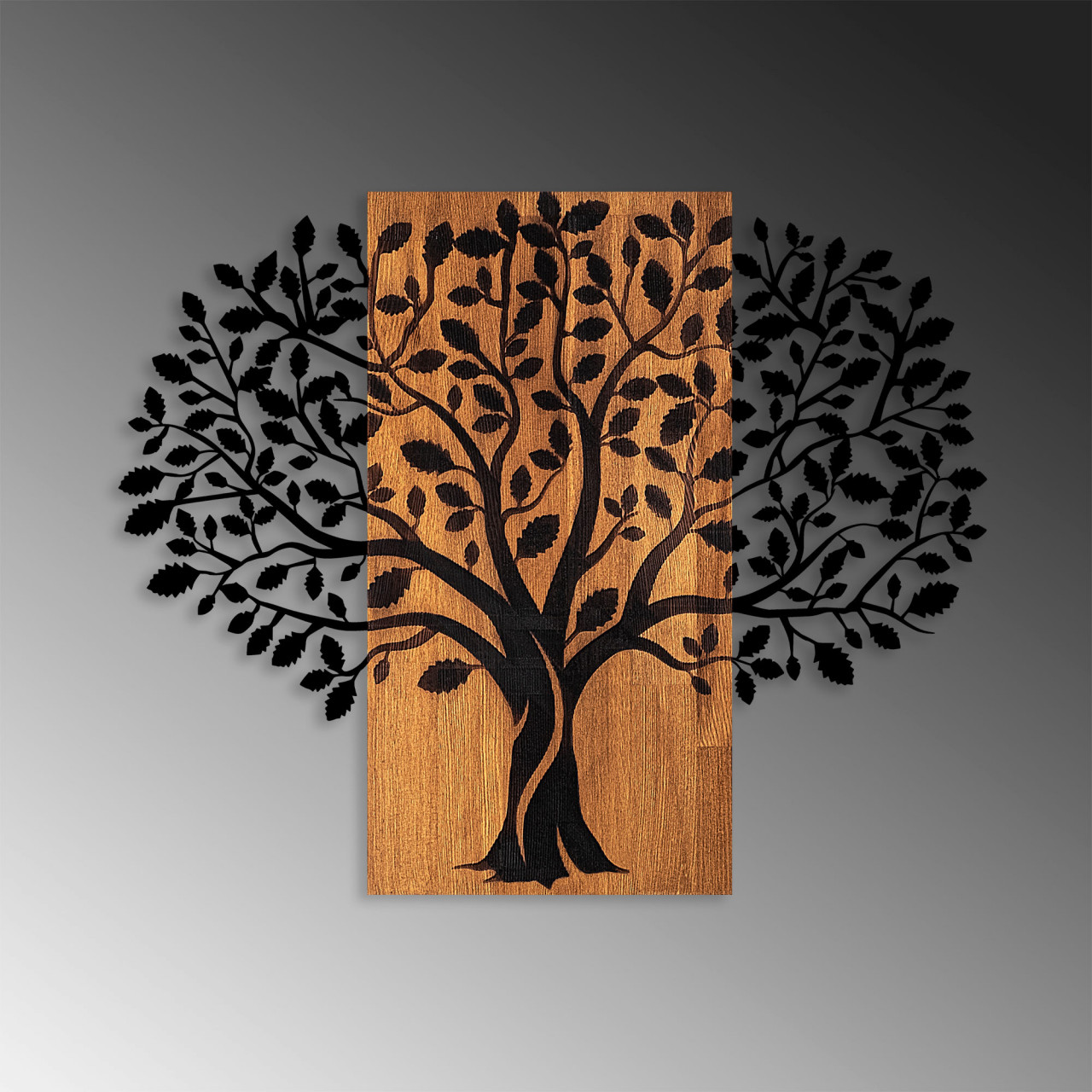 Poze Accesoriu decorativ de perete din lemn Magical tree - 378