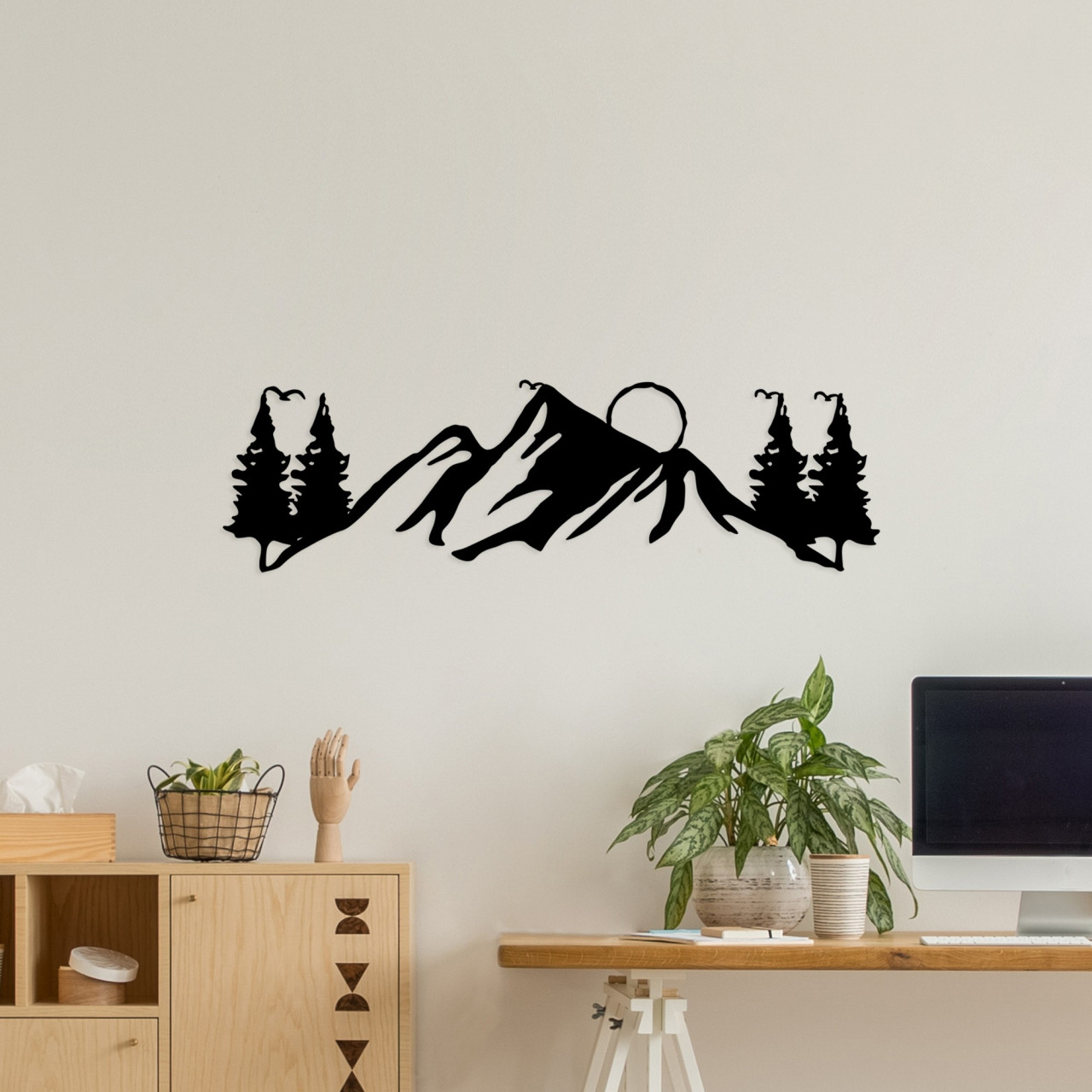 Poze Accesoriu decorativ de perete metalic Landscape 3