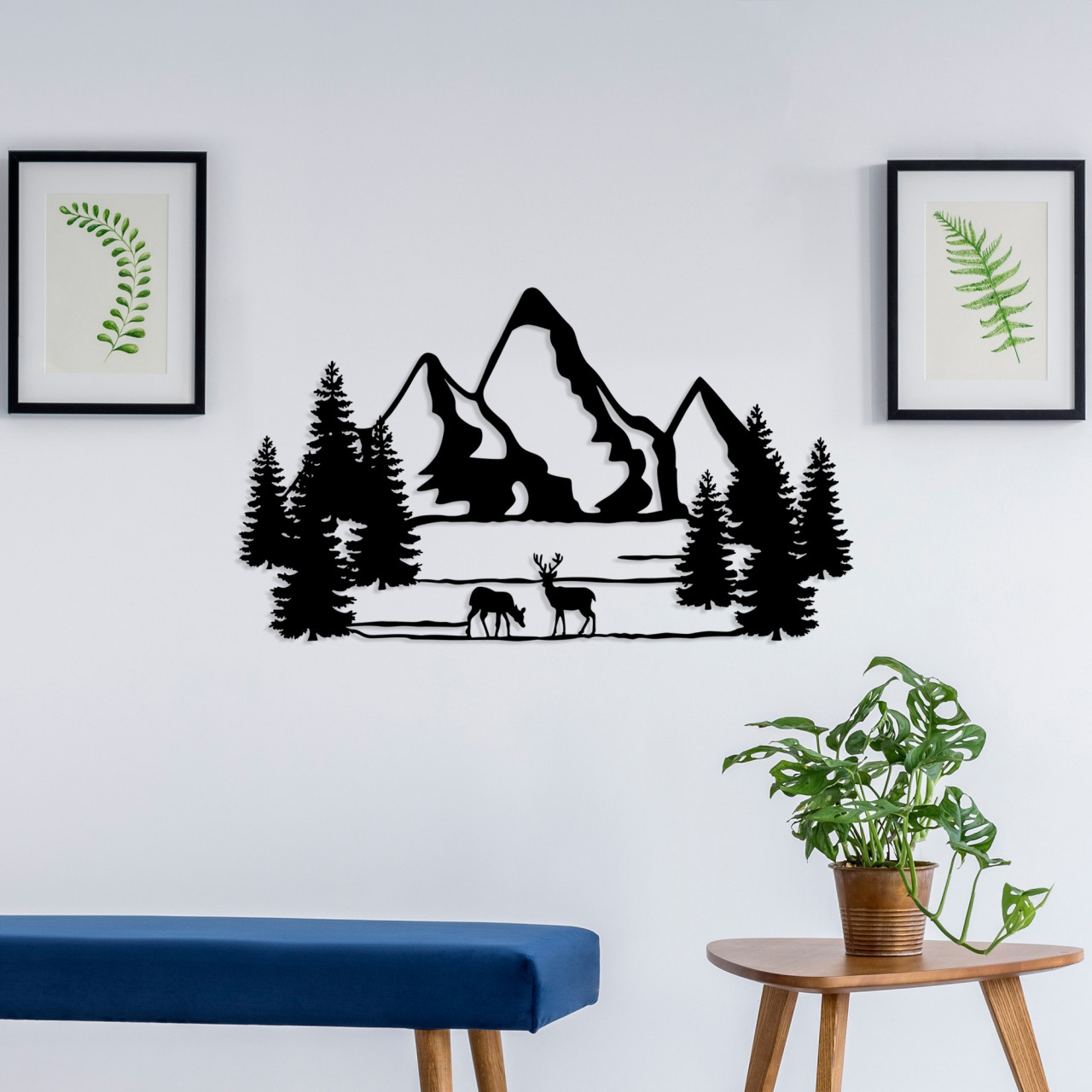 Poze Accesoriu decorativ de perete metalic Landscape 5
