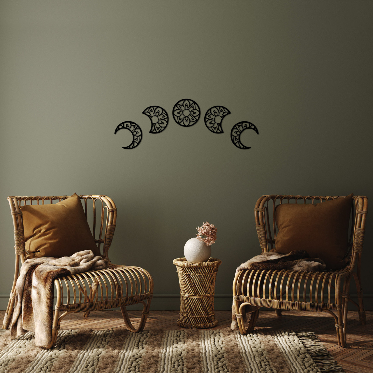 Poze Accesoriu decorativ de perete metalic Movements of the month